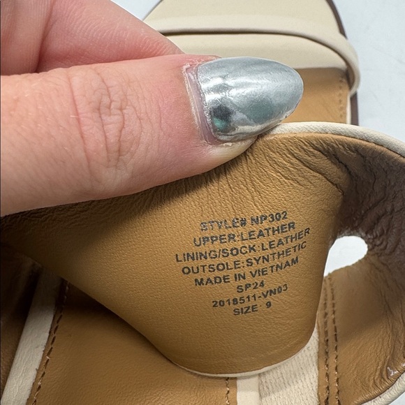 Madewell The Kaitlin Sandal Ecru Size 9 - Picture 15 of 16